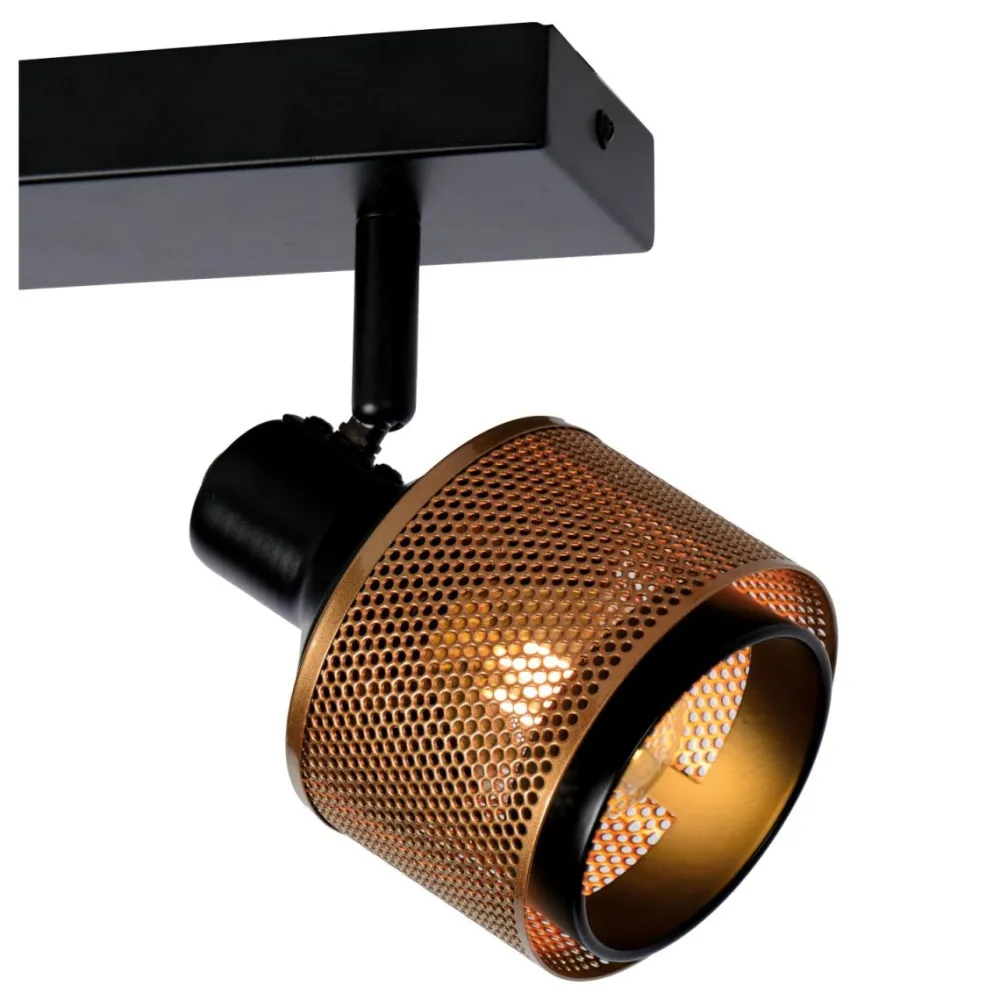 Online Lucide Rafa 2 spotlight Svart