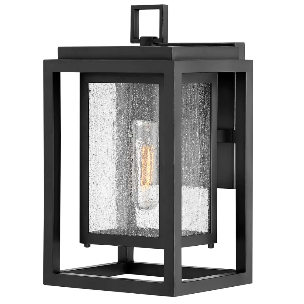 Hot Elstead Lighting Republic 30cm utelampa Svart