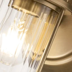 Elstead Lighting Riggs Ø14 badrumslampa Råmässing
