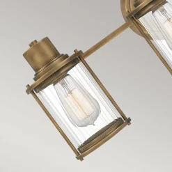 New Elstead Lighting Riggs 56cm badrumslampa Råmässing