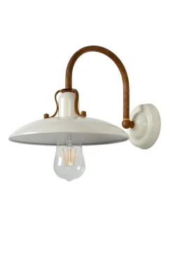 Lucide Römer Ø24 vägglampa Creme