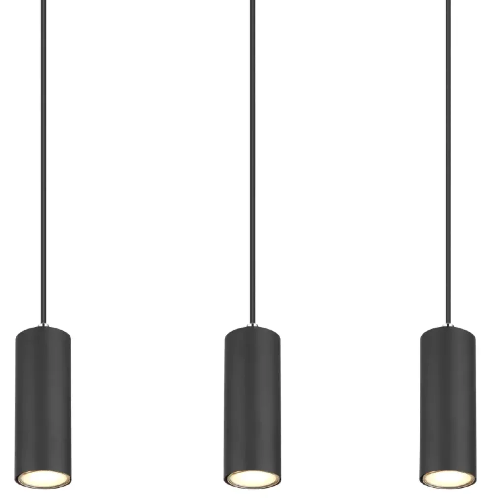 Outlet Globo Lighting Robby 115cm taklampa Svart