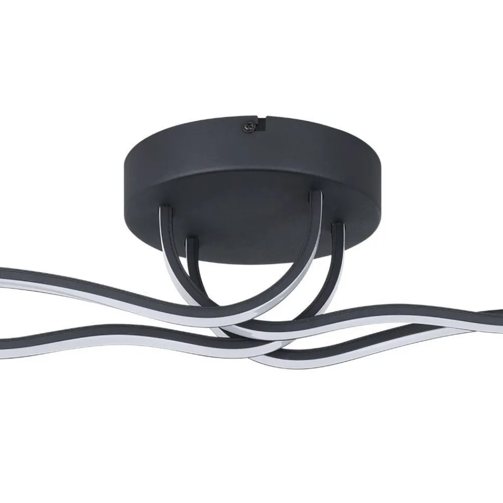 New Eglo Roncade 116cm plafond Svart
