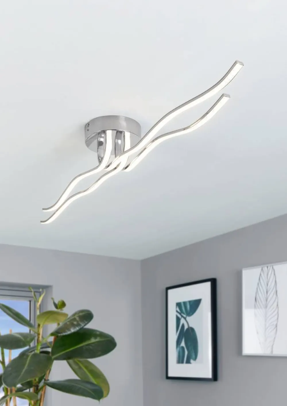 Sale Eglo Roncade 108cm plafond Krom