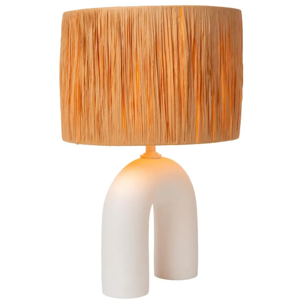 Clearance Lucide Ronda 45cm bordslampa Vit