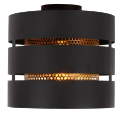 Hot Lucide Rosas Ø26 plafond Svart