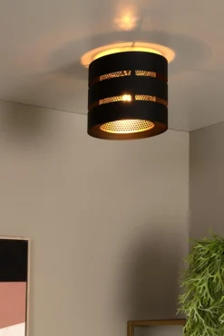 Hot Lucide Rosas Ø26 plafond Svart