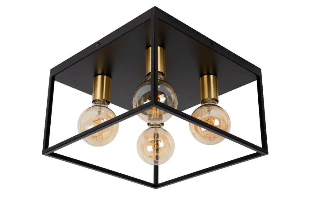 Sale Lucide Ruben 36cm plafond Svart