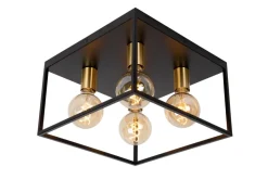 Sale Lucide Ruben 36cm plafond Svart