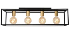 Outlet Lucide Ruben 80cm plafond Svart