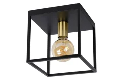 Hot Lucide Ruben 22cm plafond Svart