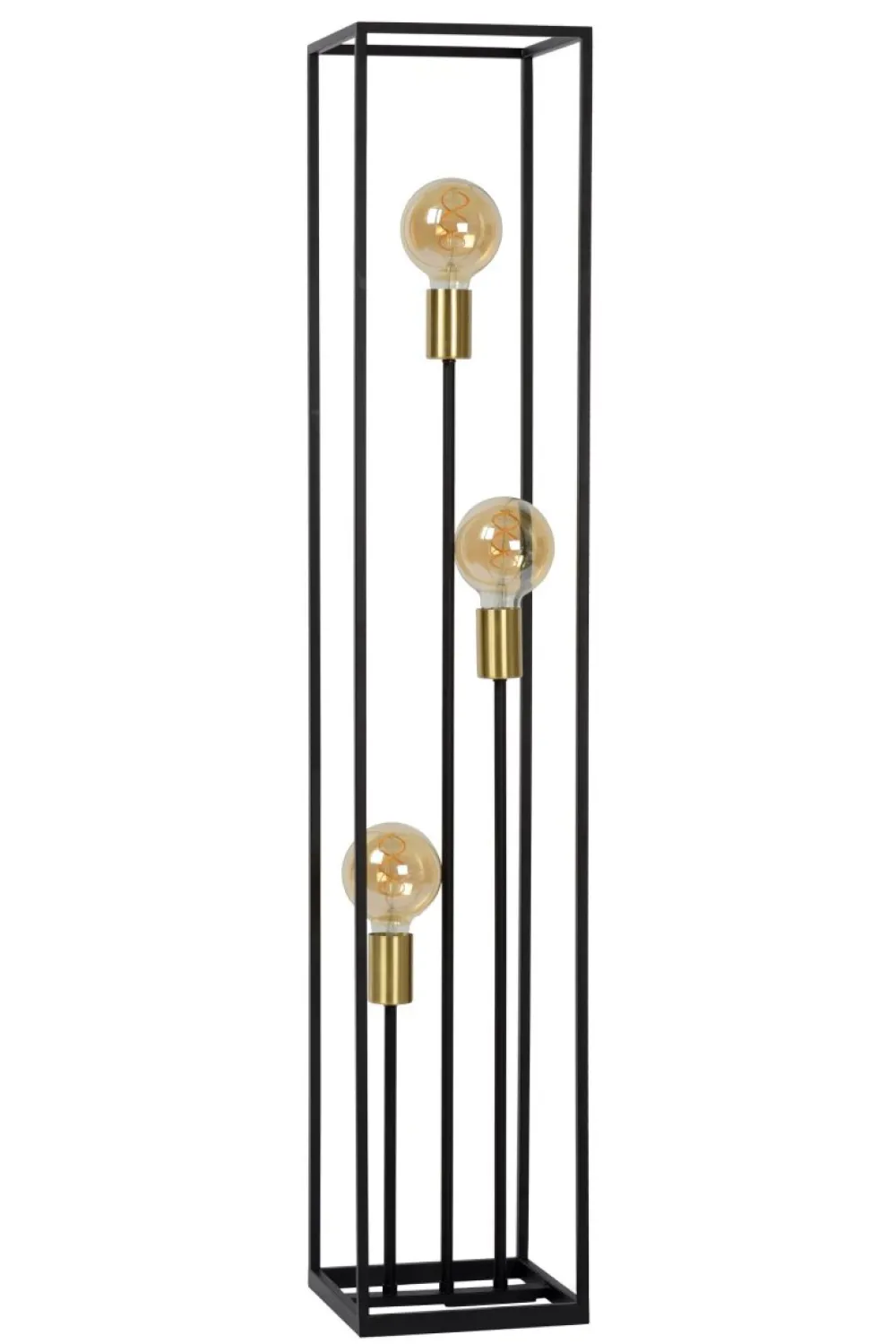 Hot Lucide Ruben golvlampa Svart
