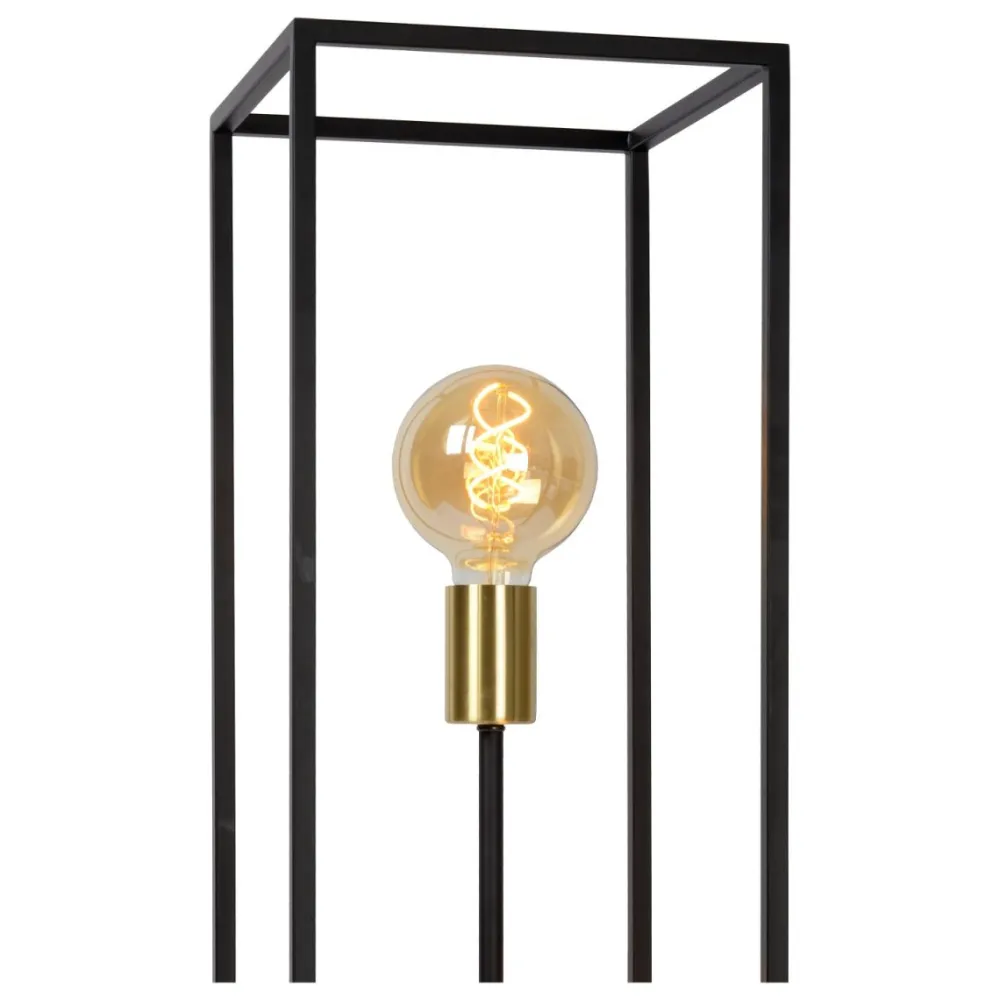 Hot Lucide Ruben golvlampa Svart