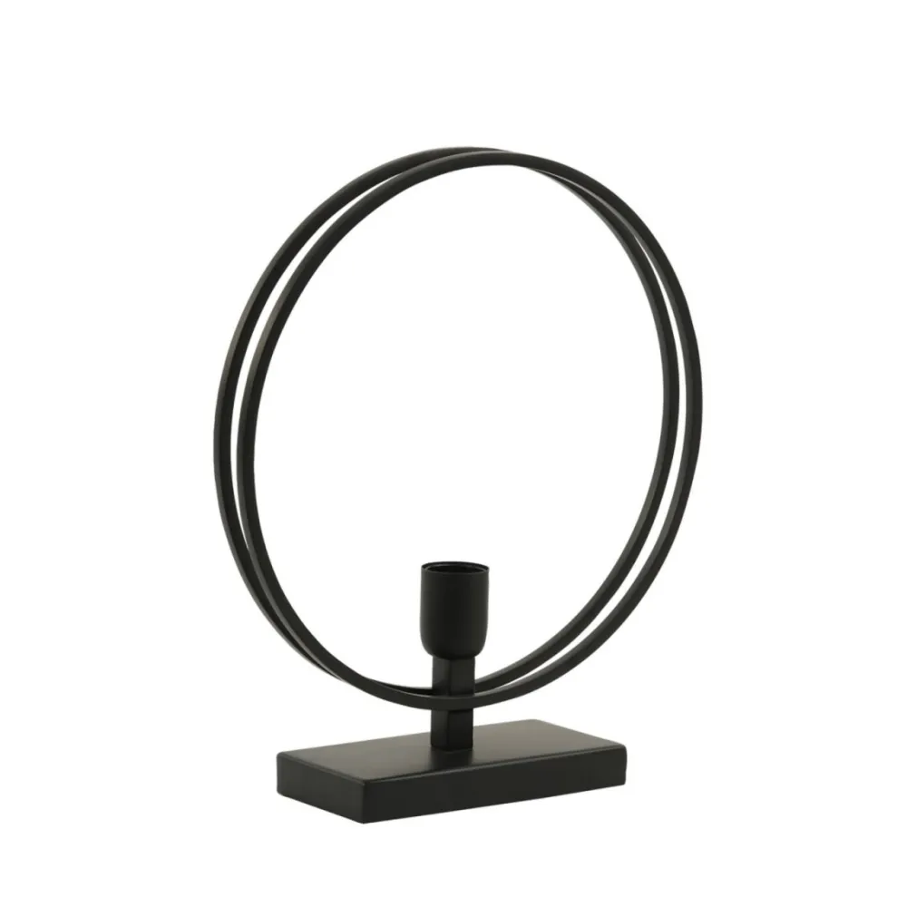 Online Light & Living Rudra 40cm bordslampa Svart