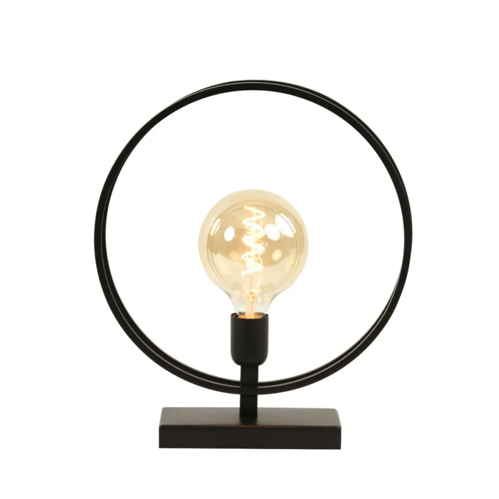 Online Light & Living Rudra 40cm bordslampa Svart