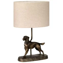 Online Elstead Lighting Rufus 48cm bordslampa Brons