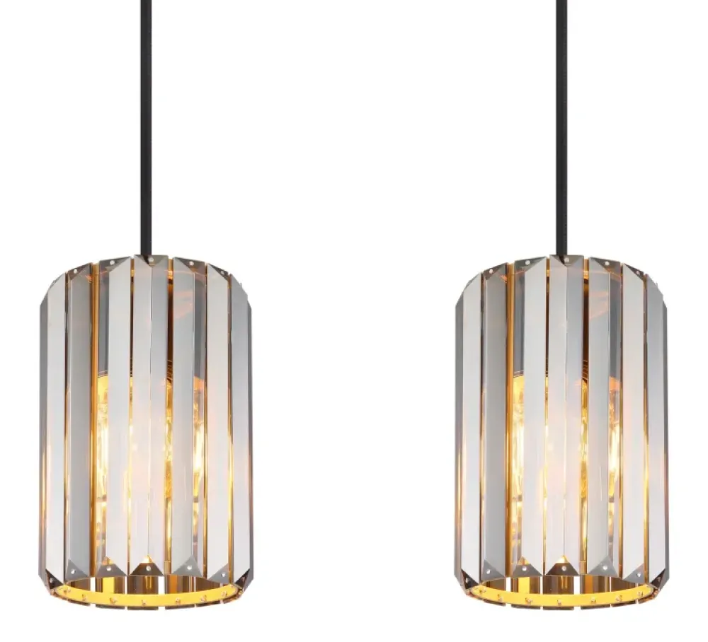 Globo Lighting Run 88cm taklampa Rökfärgad