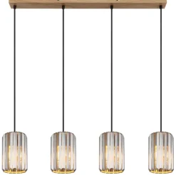 Globo Lighting Run 88cm taklampa Rökfärgad