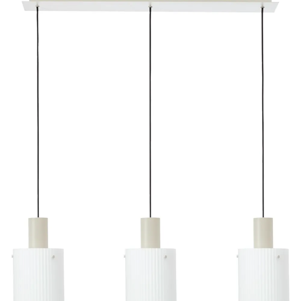 Brilliant Sabbia 98cm taklampa Vit