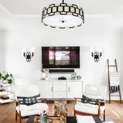 Sale Elstead Lighting Sabina Ø57 taklampa Svart