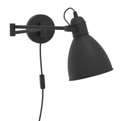 New Eglo San Peri Ø15 vägglampa Svart