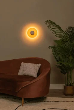 Online Lucide Santiago Ø23 vägglampa Amber