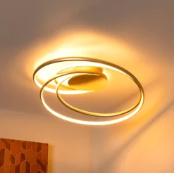 New Lucide Sardana Ø64 plafond Matt guld