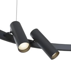 Discount Maytoni Satellite Ø90 taklampa Svart