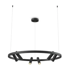 Discount Maytoni Satellite Ø90 taklampa Svart