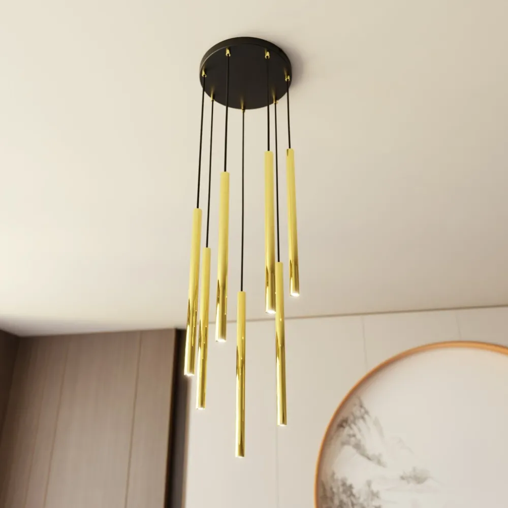 Hot Emibig Lighting Selter Ø30 taklampa Guld