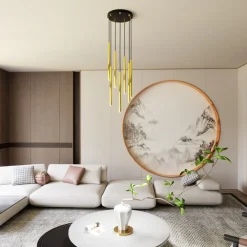 Hot Emibig Lighting Selter Ø30 taklampa Guld