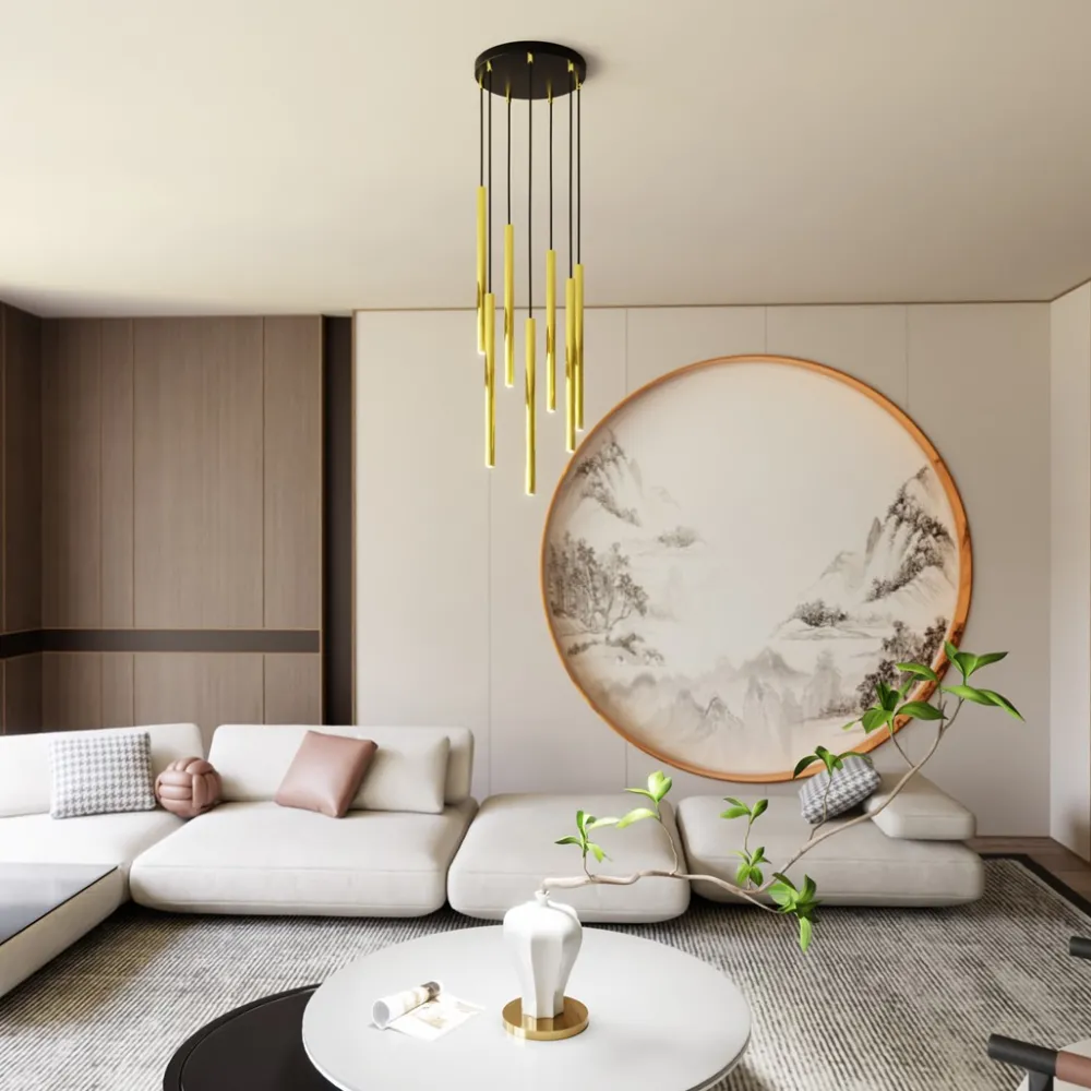 Hot Emibig Lighting Selter Ø30 taklampa Guld