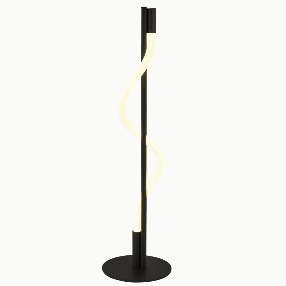 Best Searchlight Serpent golvlampa Mattsvart