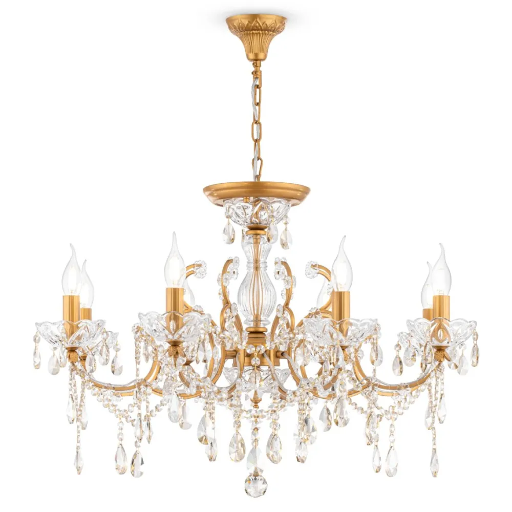 Outlet Maytoni Sevilla Ø75 kristall Guld