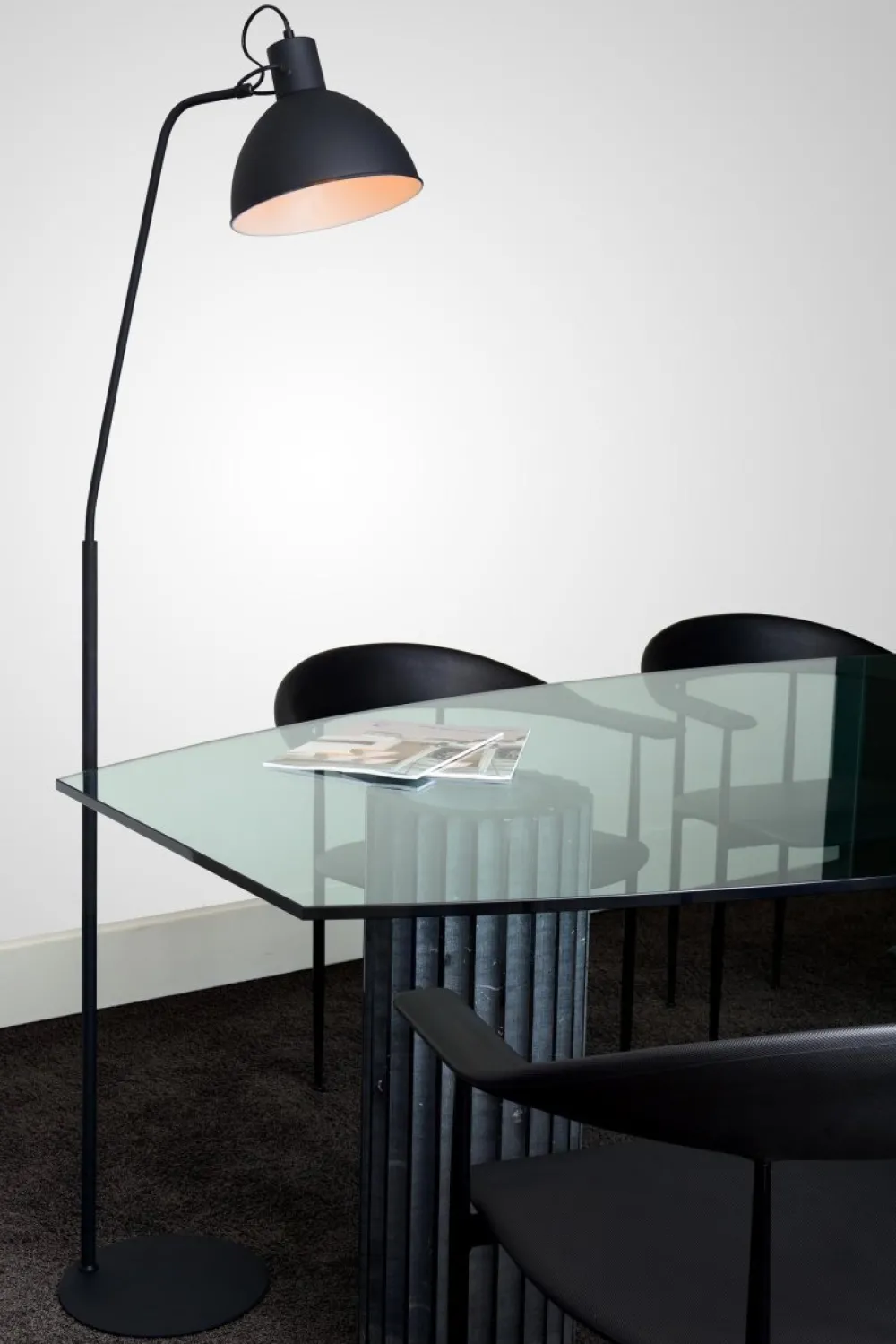 Clearance Lucide Shadi golvlampa Svart