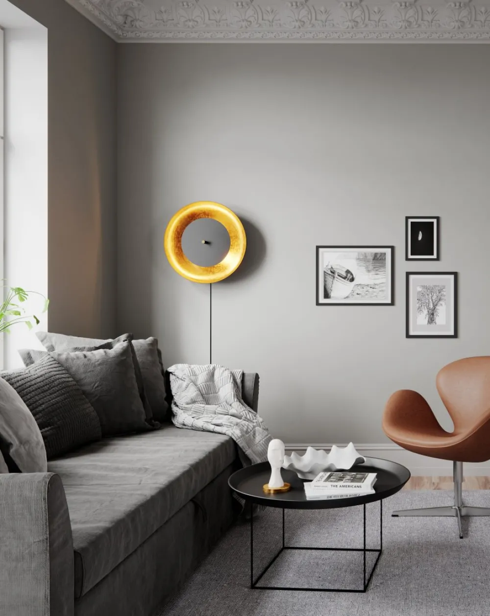 Online By Rydéns Shelby Ø50 vägglampa Mattsvart