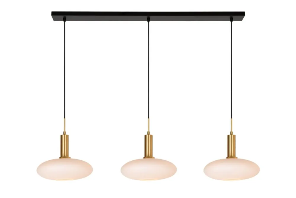 New Lucide Singala 126cm taklampa Mattguld/mässing