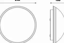 Online Aneta Lighting Siracusa Ø25 badrumslampa
