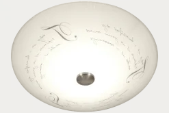 Sale Aneta Lighting Skrift Ø50 plafond Vit