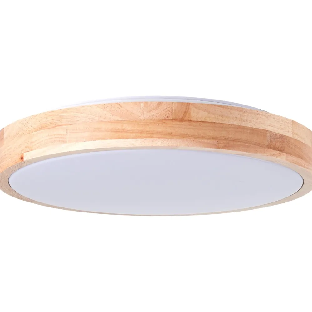 Discount Brilliant Slimline Ø34 plafond Ljust trä
