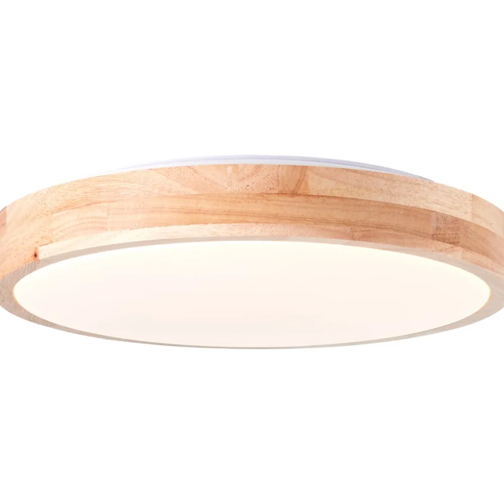 Discount Brilliant Slimline Ø34 plafond Ljust trä