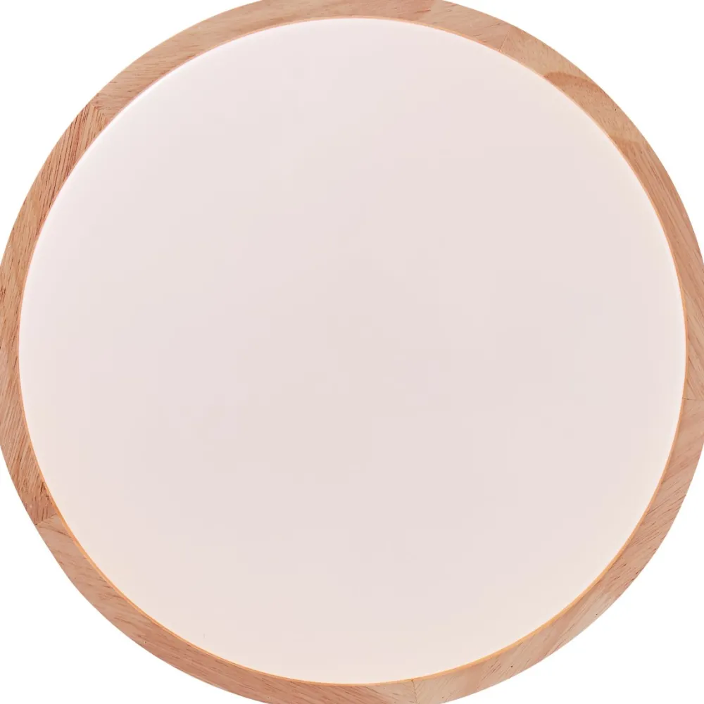 Discount Brilliant Slimline Ø34 plafond Ljust trä
