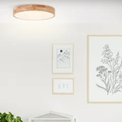 Sale Brilliant Slimline Ø40 plafond Ljust trä