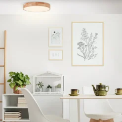 Sale Brilliant Slimline Ø40 plafond Ljust trä