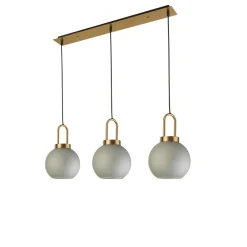 Hot Searchlight Snowdrop 85cm taklampa Mässing