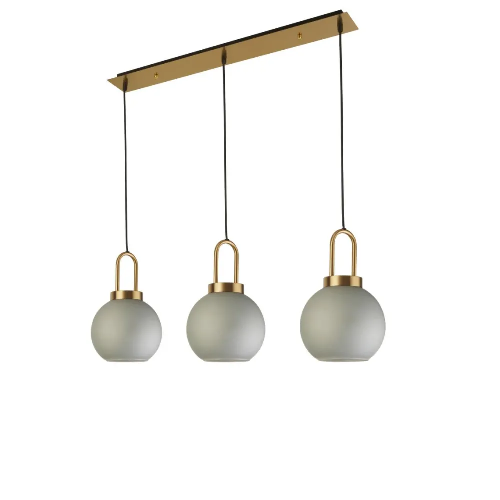 Hot Searchlight Snowdrop 85cm taklampa Mässing
