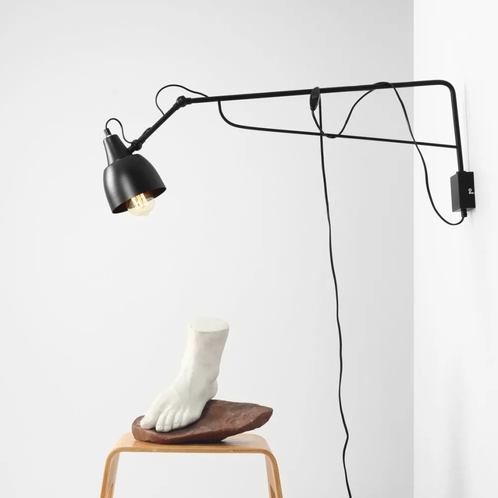 Outlet Artera Soho 90cm vägglampa Svart