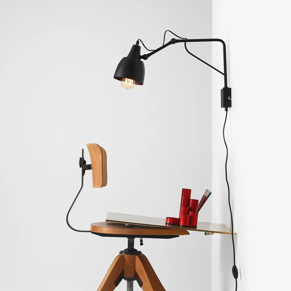 Clearance Artera Soho 50cm vägglampa Svart