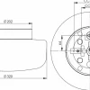 Ifö electric Solenne 320/170 badrumslampa