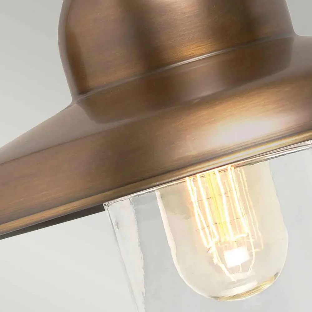 Discount Elstead Lighting Somerton utelampa Antik mässing